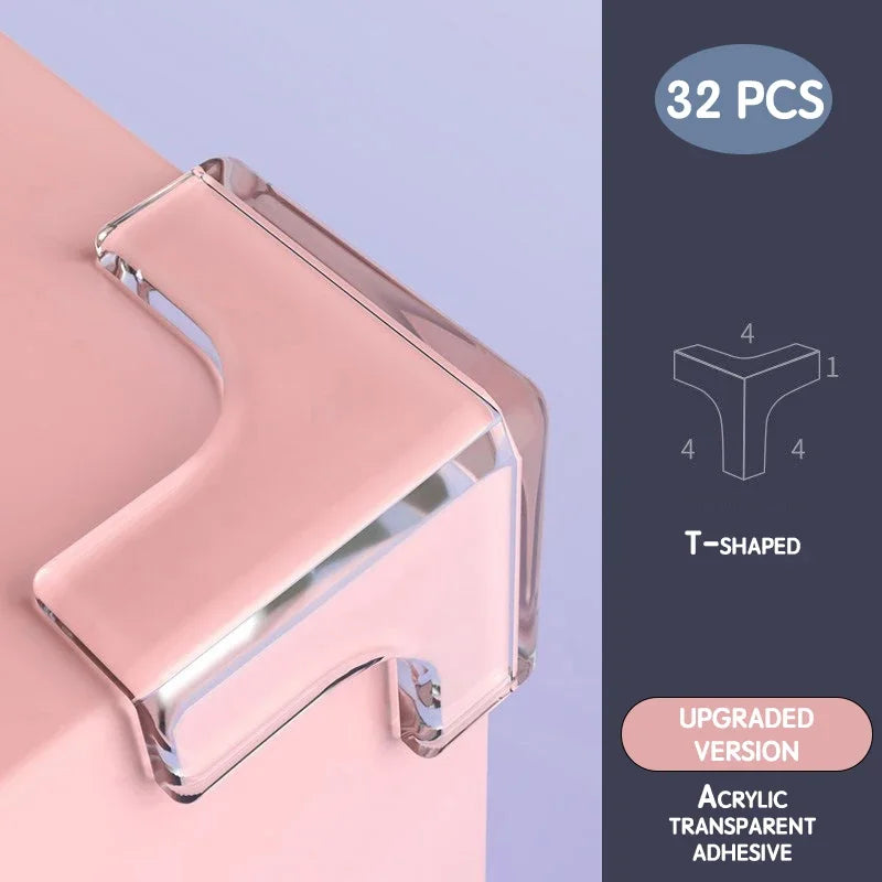 Baby Corner & Edge Protectors | Clear Silicone Safety Guards for Sharp Furniture