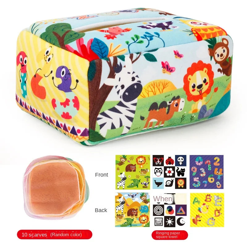 Wonder Tug Montessori Sensory Tissue Box