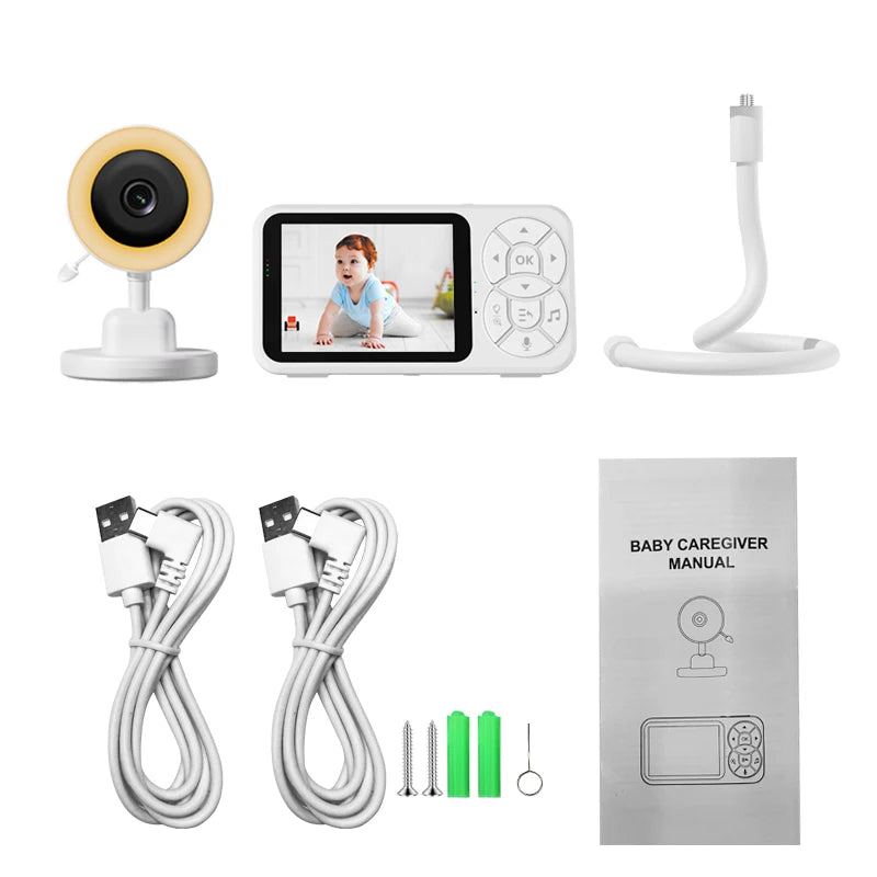 The Serene View 3.5" Night Light Baby Monitor