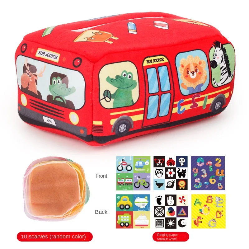 Wonder Tug Montessori Sensory Tissue Box