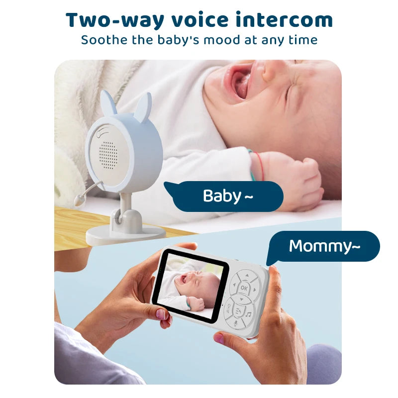 The Serene View 3.5" Night Light Baby Monitor