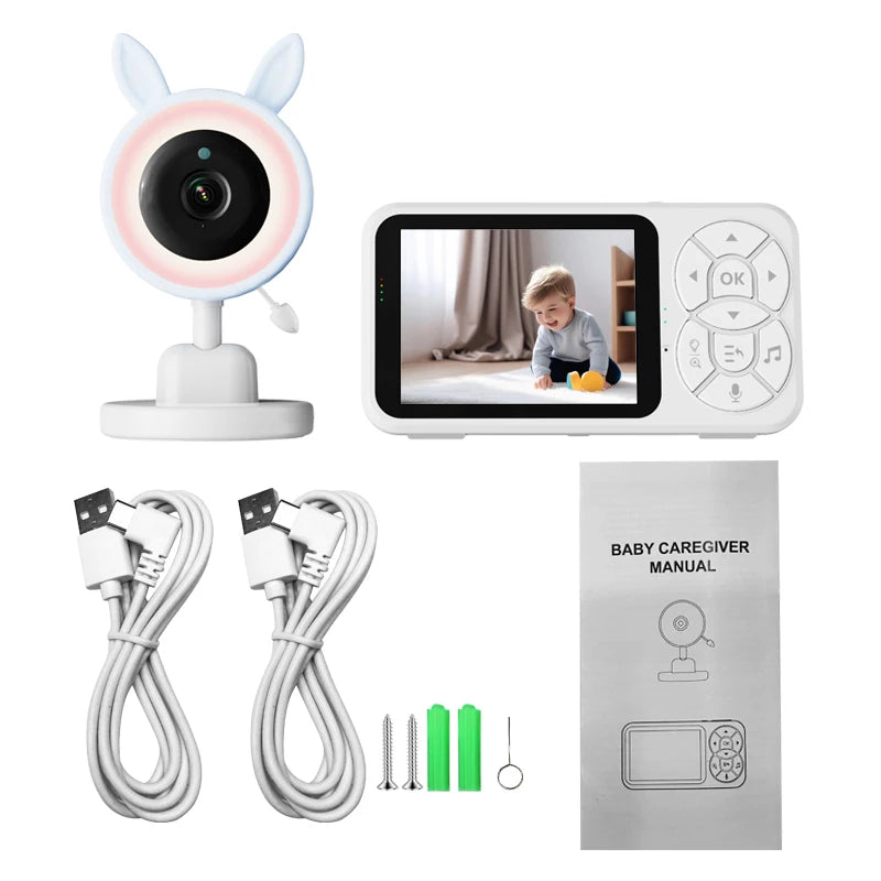 The Serene View 3.5" Night Light Baby Monitor