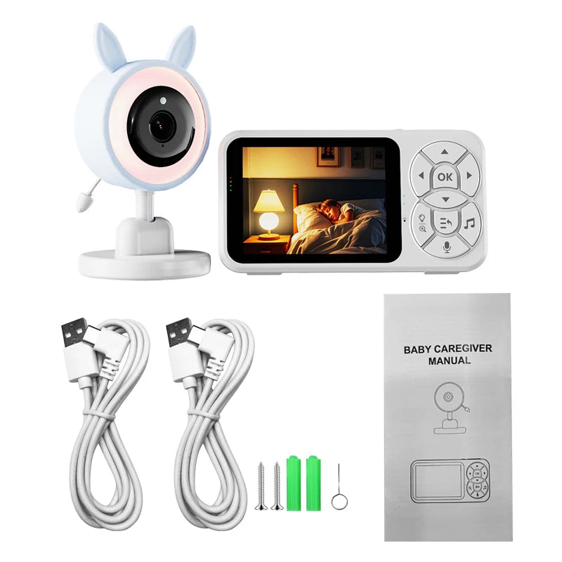 The Serene View 3.5" Night Light Baby Monitor