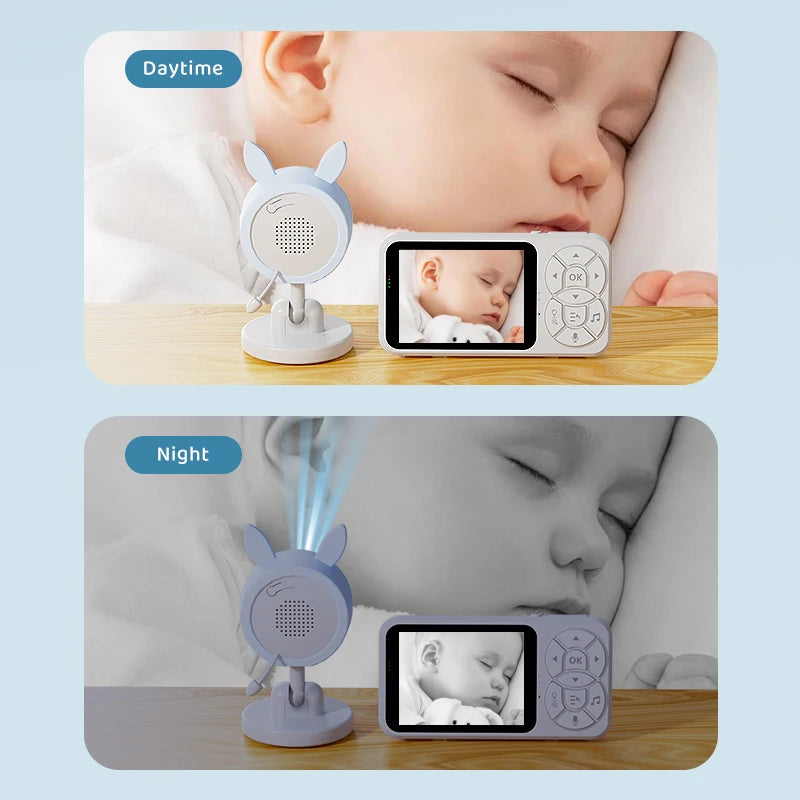 The Serene View 3.5" Night Light Baby Monitor