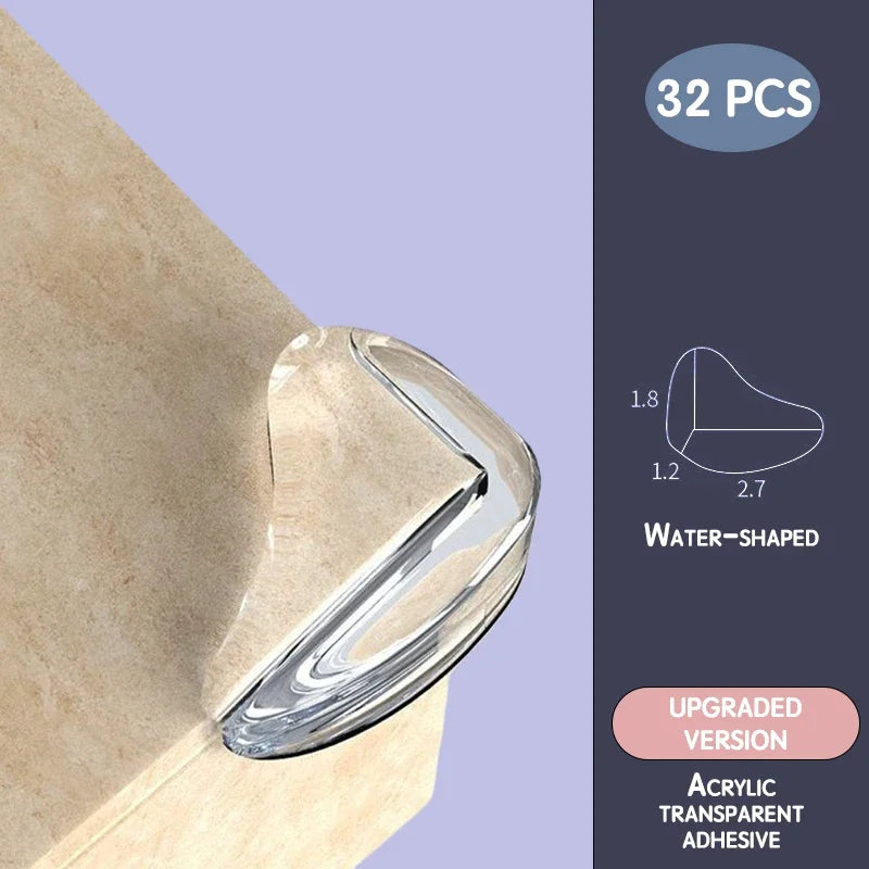 Baby Corner & Edge Protectors | Clear Silicone Safety Guards for Sharp Furniture