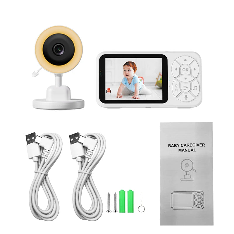 The Serene View 3.5" Night Light Baby Monitor