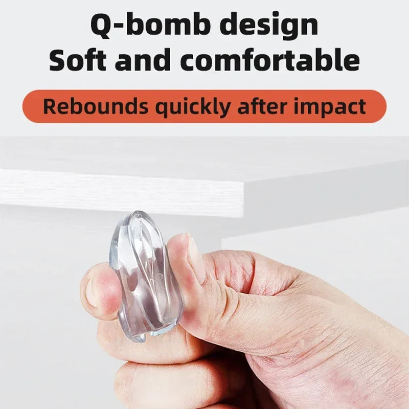Baby Corner & Edge Protectors | Clear Silicone Safety Guards for Sharp Furniture
