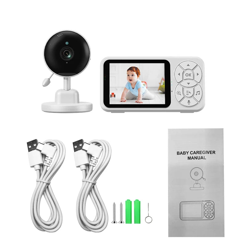 The Serene View 3.5" Night Light Baby Monitor
