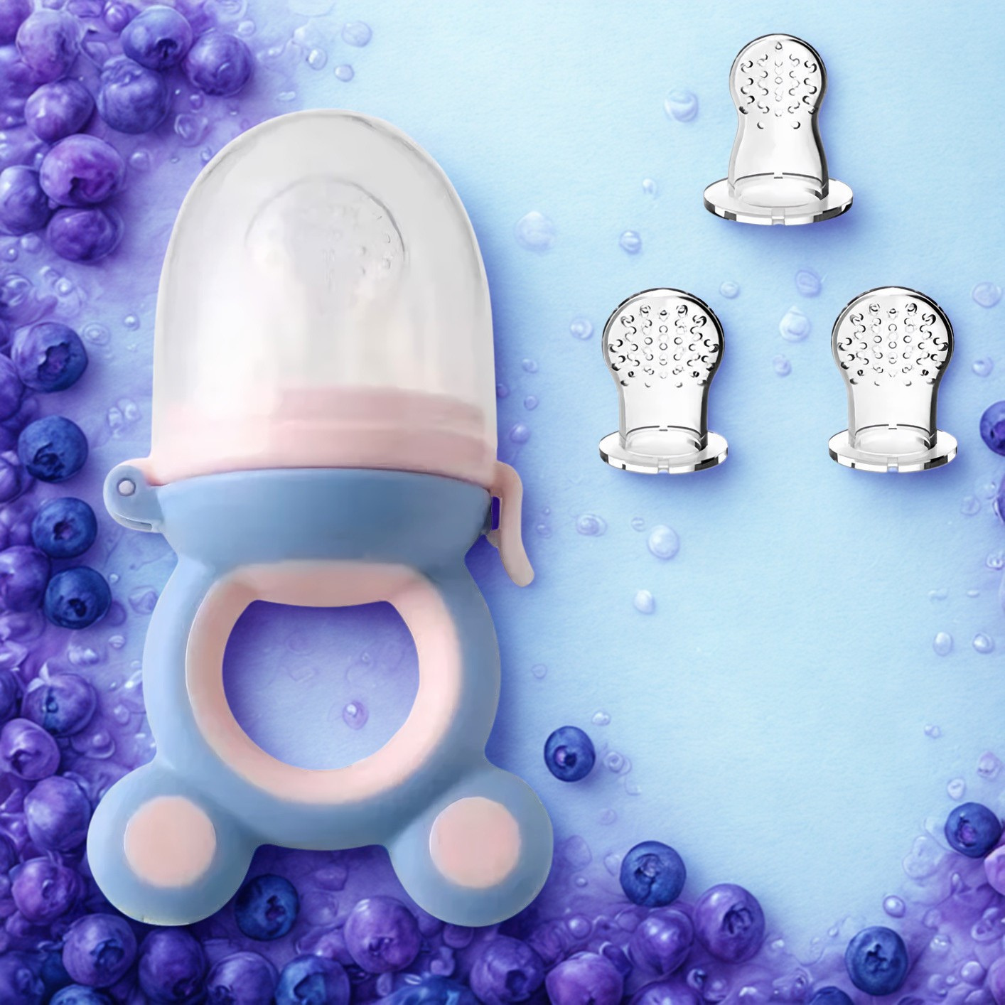 Fresh Fruit Dummy Feeder | Teething Relief & First Foods Pacifier
