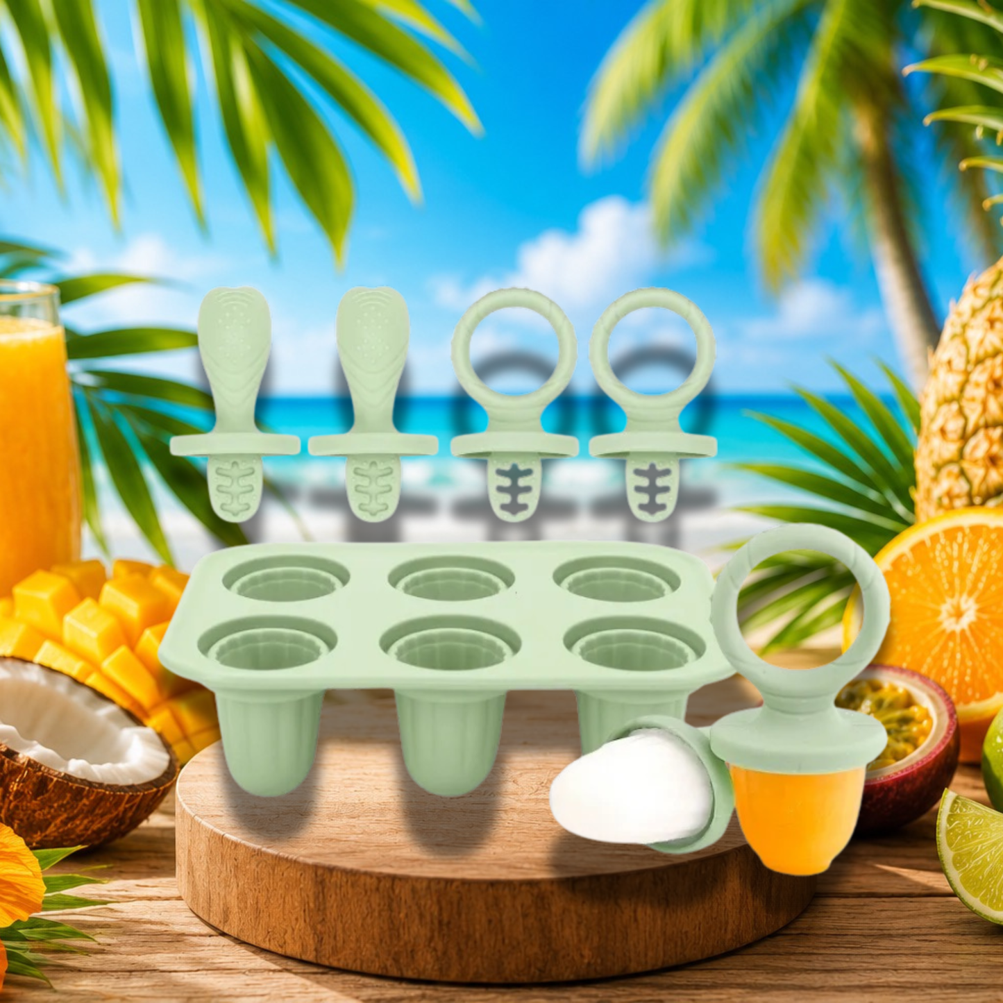 Baby Teething Ice Lolly Mould | Freeze & Soothe Sore Gums Naturally