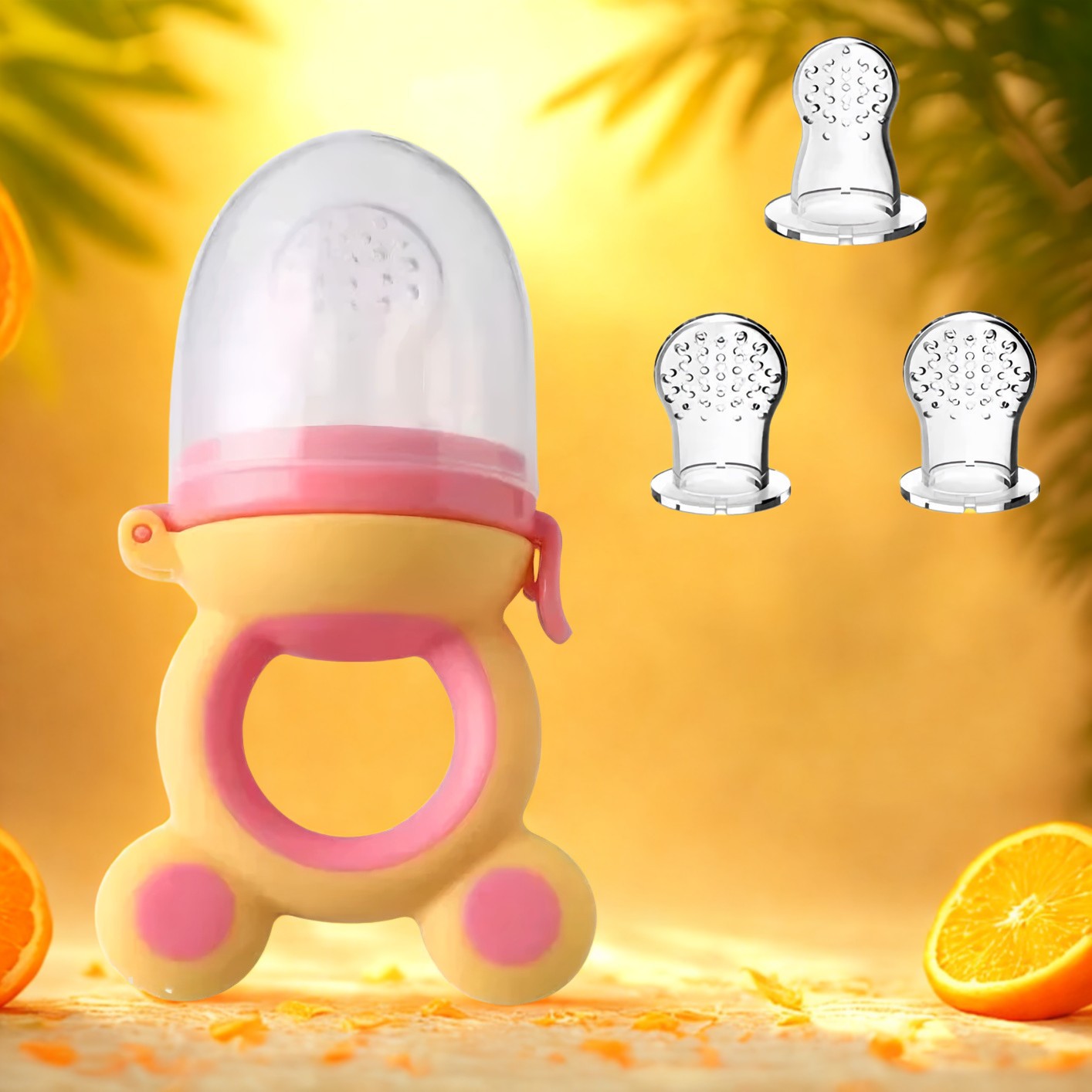 Fresh Fruit Dummy Feeder | Teething Relief & First Foods Pacifier